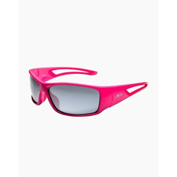 NWT AMARI WRAP AROUND SUNGLASSES WITH CASE, PINK - Picture 3 of 5